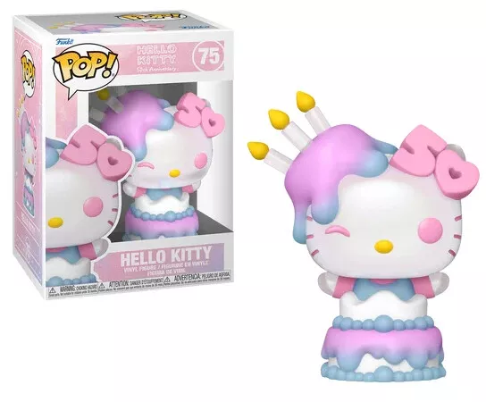HELLO KITTY 50EME Anniversaire - POP Sanrio N° 75 - Hello Kitty dans Gâteau