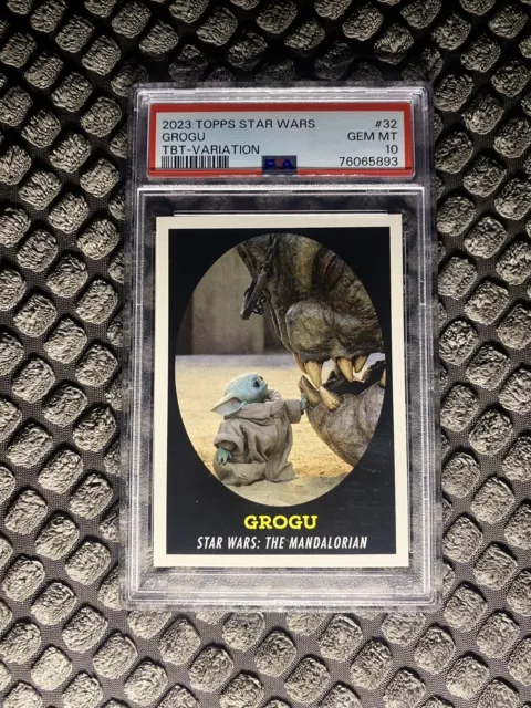 2023 Topps Star Wars Throwback Thursday Variation Card Limited Rare Grogu PSA 10