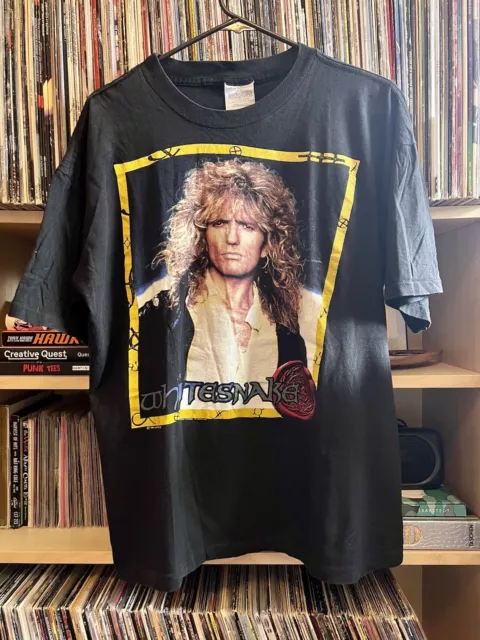 Vintage 1990 Whitesnake Tour T-shirt Brockum