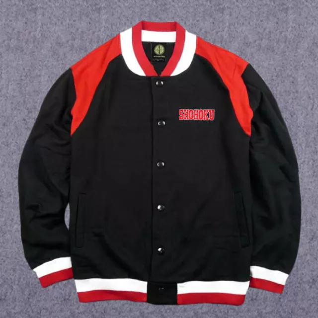 SLAM DUNK No.10 Sakuragi Hanamichi Coat SHOHOKU Sweatshirt School Team Jackets