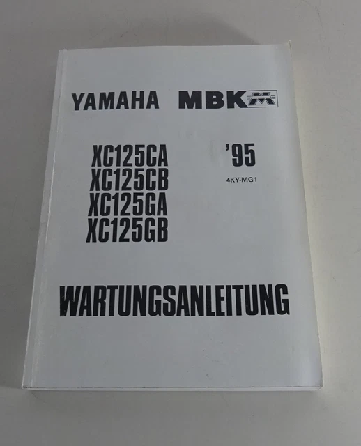 Yamaha Reparaturanleitung WR 125 R / WR125 X - DE