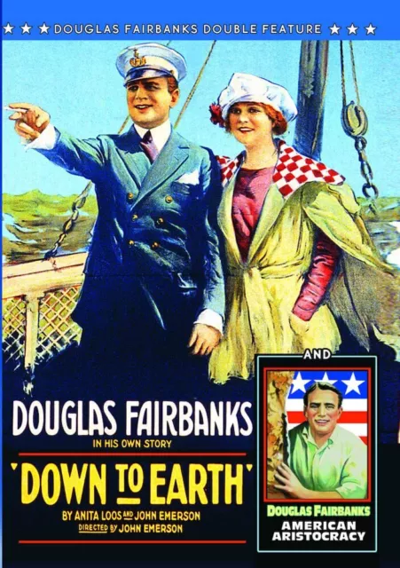 Douglas Fairbanks Double Feature: American Aristocracy (1916) / Down To Ea (DVD)