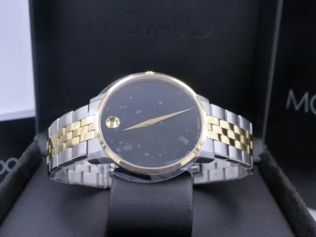 Movado Men's 0607200 Museum Classic Steel and Yellow Gold PVD Men's Watch