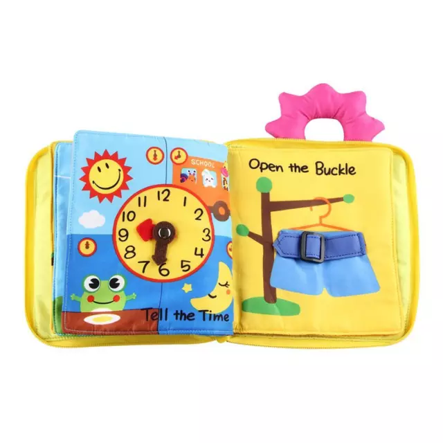 Libro di stoffa per bambini sviluppo precoce apprendimento giocattoli educativi per bambini