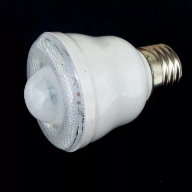 Lampadina Con Sensore Di Movimento E27 Lampada 10 Led Smd Punto Luce 2Watt