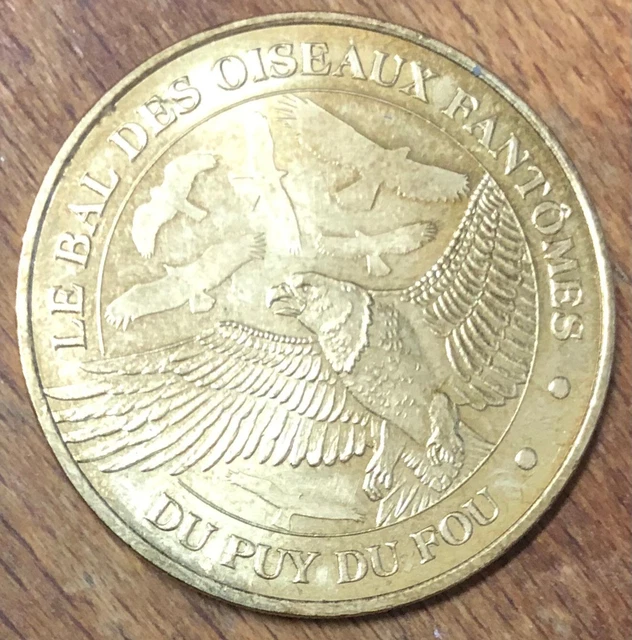 Mdp 2009 Puy Du Fou Oiseaux Médaille Monnaie De Paris Jeton Touristique Medals