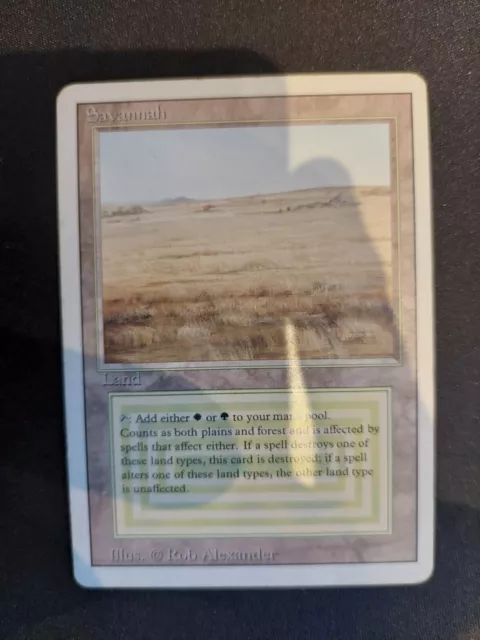 Mtg Savannah Dual Land Revised Exc + 1