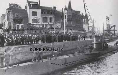 U Boot Waffe Foto U 123 Wird In Dienst Gestellt 30 05 1940 Eur 8 00 Picclick De
