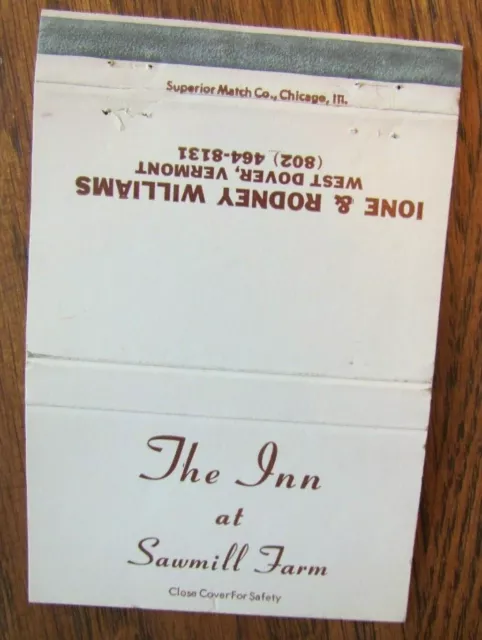 40 STRIKE: INN At Sawmill Farm (West Dover, Vermont) -F9 $4.98 - PicClick