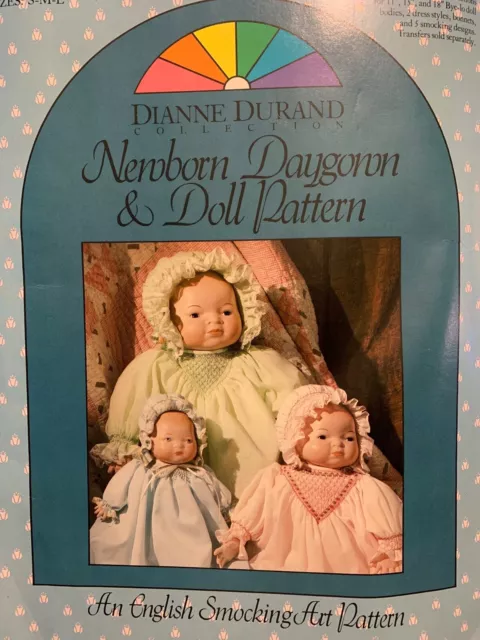 Newborn Daygown & Doll Pattern Dianne Durand Collection An English Smocking Art