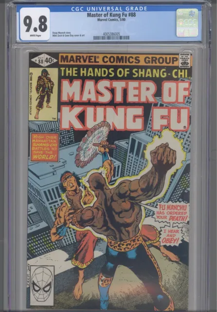 Master of Kung-Fu #88 CGC 9.8 1980 Marvel Comics Doug Moench Story