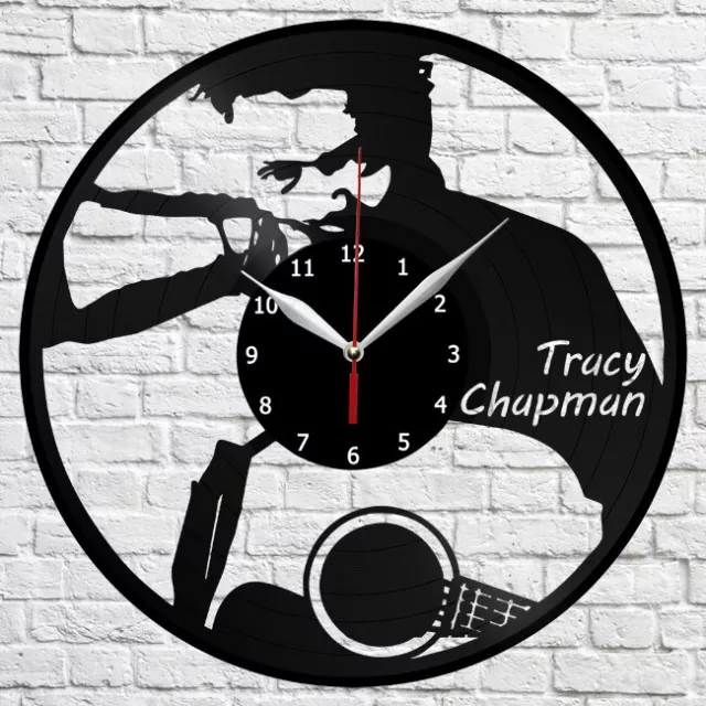 Tracy Chapman Vinyl Record Wall Clock Home Fan Art Decor 12'' 30 cm 5006