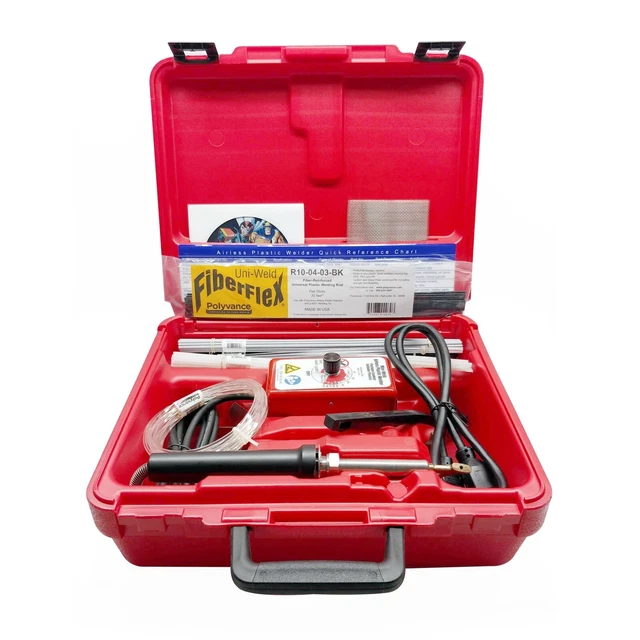 Polyvance Mini Weld Model 7 Airless Plastic Welder Kit URE5700HT - Rods and Tips