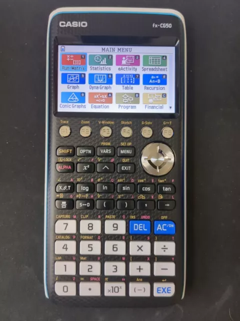 Casio FX-CG50 3D Graphic Calculator and Casio FX-991EX Classwiz Calculator