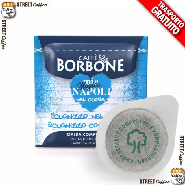 200 Cialde non 150 Capsule ESE 44 Caffè Borbone Miscela Mia Magica NAPOLI Blu*