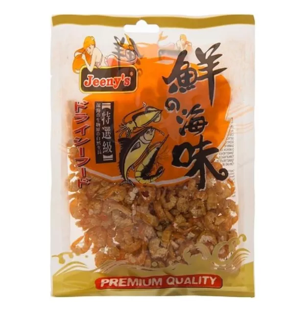 Jeeny's gamberetti essiccati di alta qualità 100 g Jeeny's gamberetti essiccati di alta qualità 100 g
