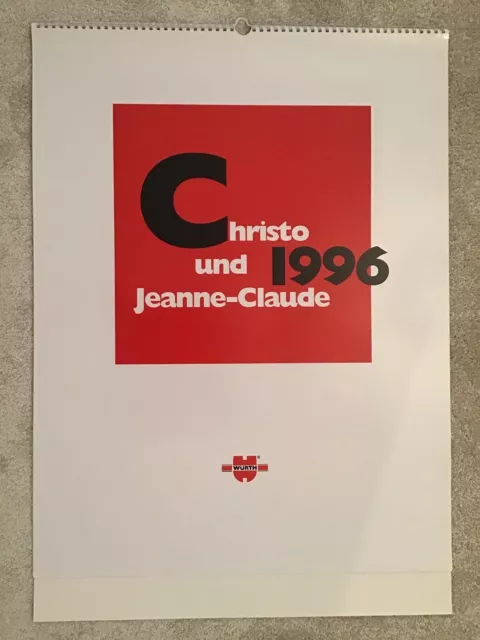 Christo & Jeanne Claude / Kalender von 1996 / Würth