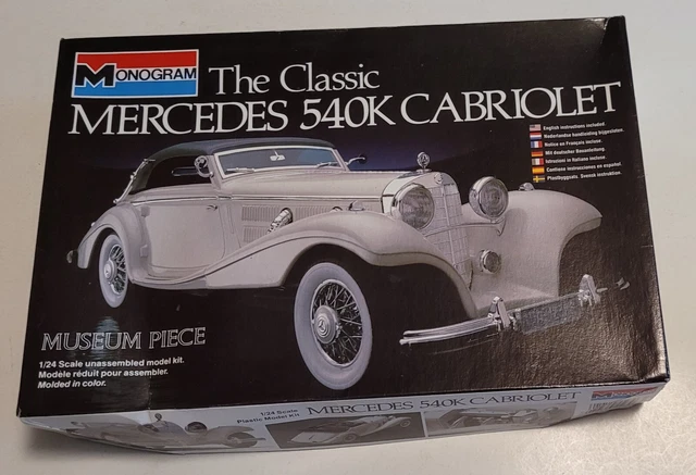 MONOGRAM 1/24 RACING Mercedes 540-K $368.60 - PicClick MONOGRAM 1/24 RACING Mercedes 540-K $368.60 - PicClick