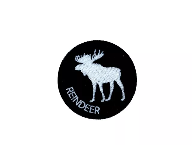 Patch aufnaher aufbugler applikation bügelbild ren rentier