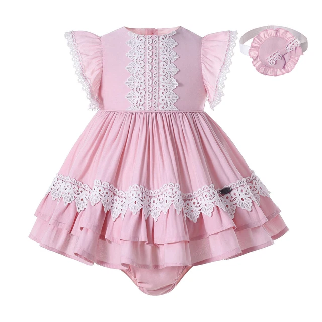 PETTIGIRL BABY GIRL Spanish Pink Puff Ball Dress Set 6 9 9 12 12 18 18 24 Months 26.99 PicClick UK
