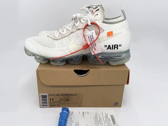 Boite vapormax off best sale white