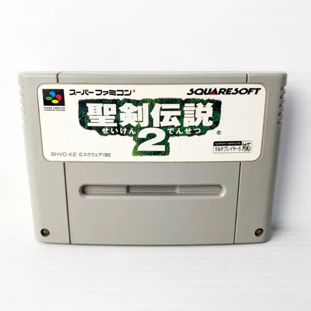 Seiken Densetsu 2 - Super Nintendo Famicom - Japanese - Tested & Working