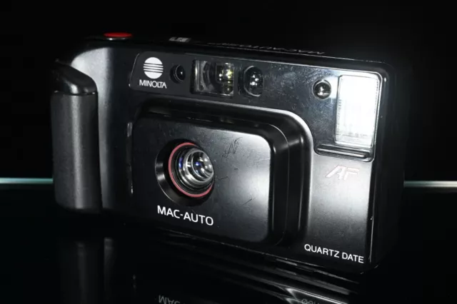 Minolta Mac Auto Compact Pointez et filmez un appareil photo argentique 35...
