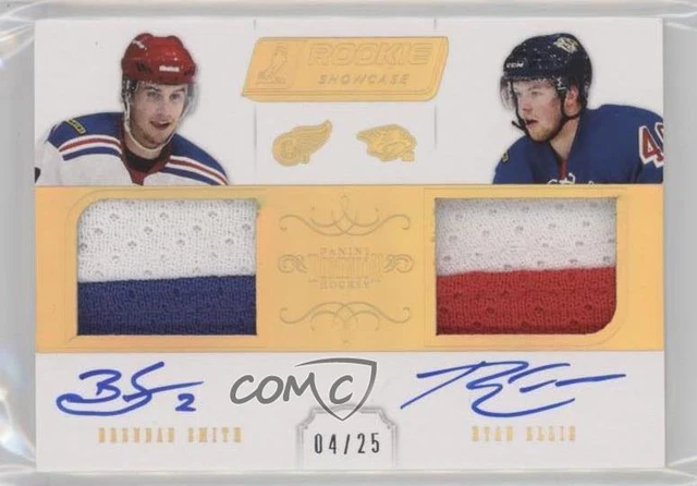 2011-12 Panini Dominion /25 Ryan Ellis Brendan Smith #6 Rookie Auto RC