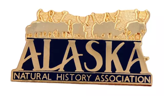 ALASKA Natural History Association Collector Lapel Hat Pin
