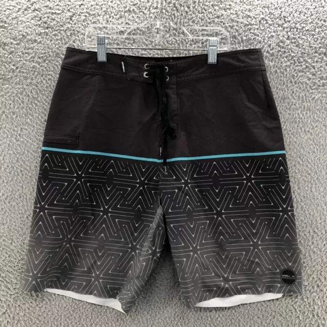 Oneill Swim Trunks Mens 30 Grey Boardshorts Surfing Swimming Stretch Hyperfreak