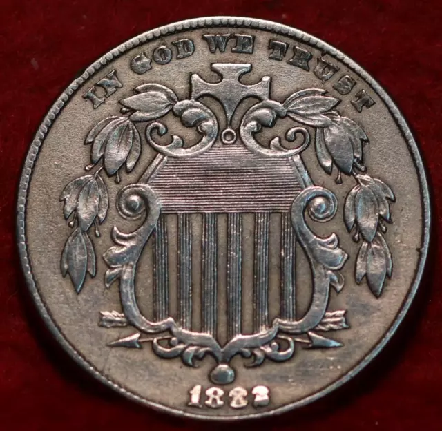 1882 Philadelphia Mint Shield Nickel