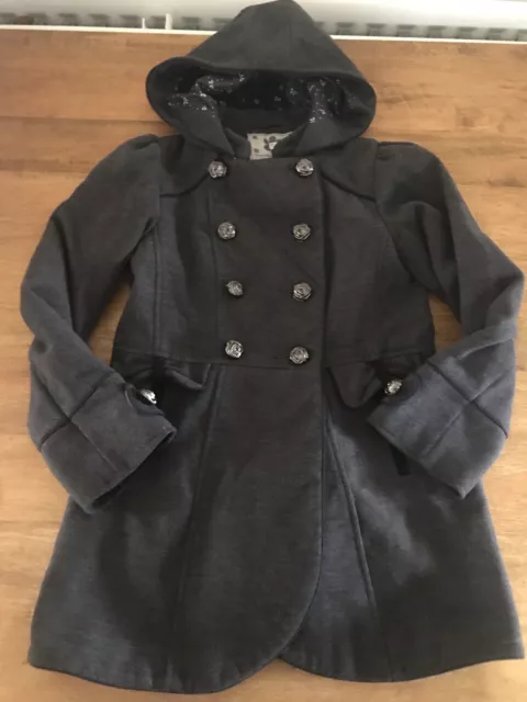 TU Grey Hooded Coat 9-10 Years