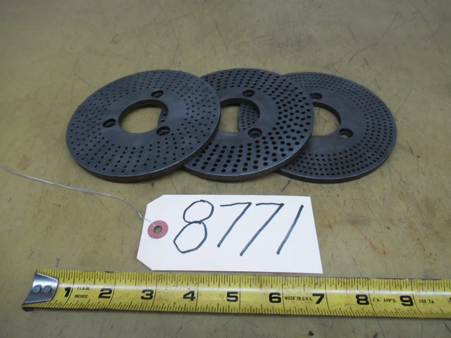 Dividing Plates 5 1/2" x 1 1/2" Bore 3 Pieces (CTAM #8771) Dividing Plates 5 1/2" x 1 1/2" Bore 3 Pieces (CTAM #8771)