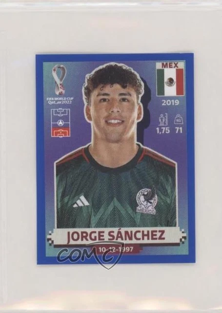 2022 Panini FIFA World Cup Qatar Stickers Mexico Blue Jorge Sanchez #MEX10