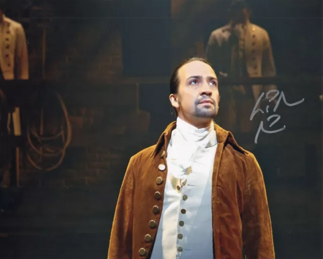 Lin-Manuel Miranda signed Hamilton autographed 8x10 photo