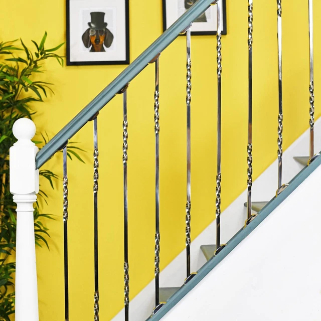 Husillo de escalera de acero inoxidable de doble giro fino de lujo