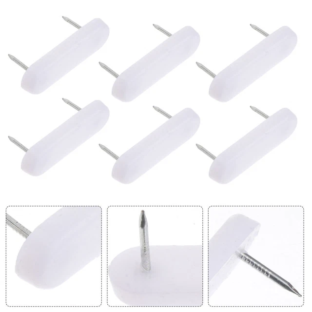 100 PCS CHAIR Leg Glide Nails Feet Outdoor Furniture Foot Pads Desk £16.38 PicClick UK