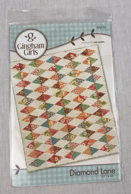 Patrón de edredón Diamond Lane de Gingham Girls