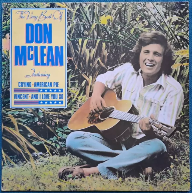 *Don Mclean - The Very Best Of Greatest Hits - 1980 12" Vinyl Lp Album Record Ex