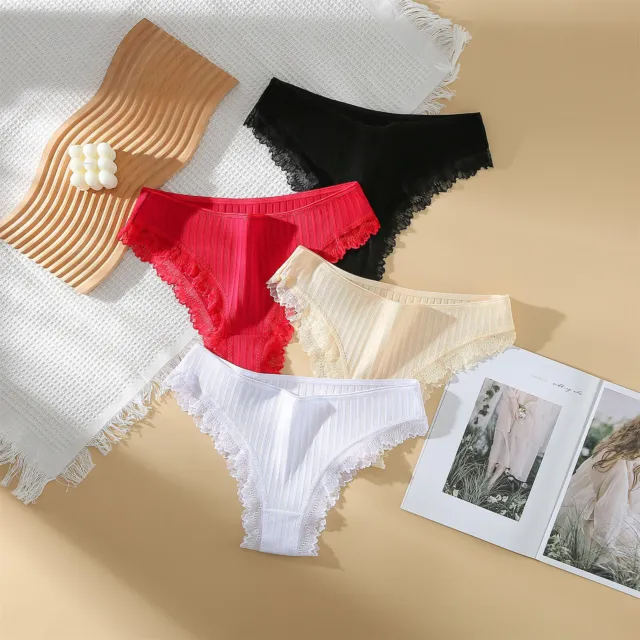 ATTRACO Women's Underwear Cotton Soft Lace Trim India
