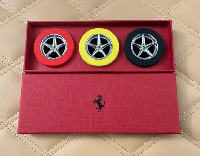 Ferrari 3 Wheels Eraser Set 270000189 Pencil Erasers Official Ferrari product