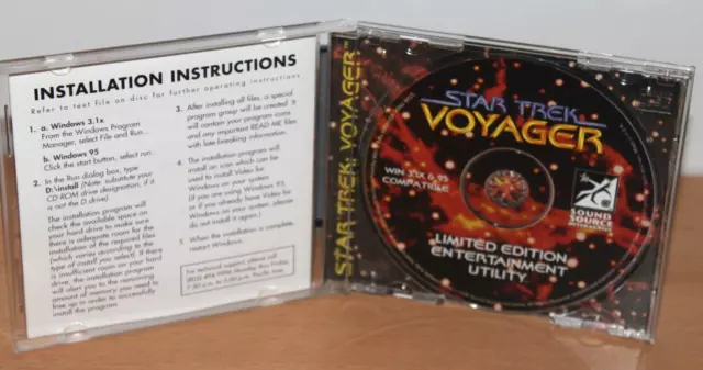 Star Trek Voyager: Limited Edition Entertainment Utility - PC Spiel / 1996 ✅ 2