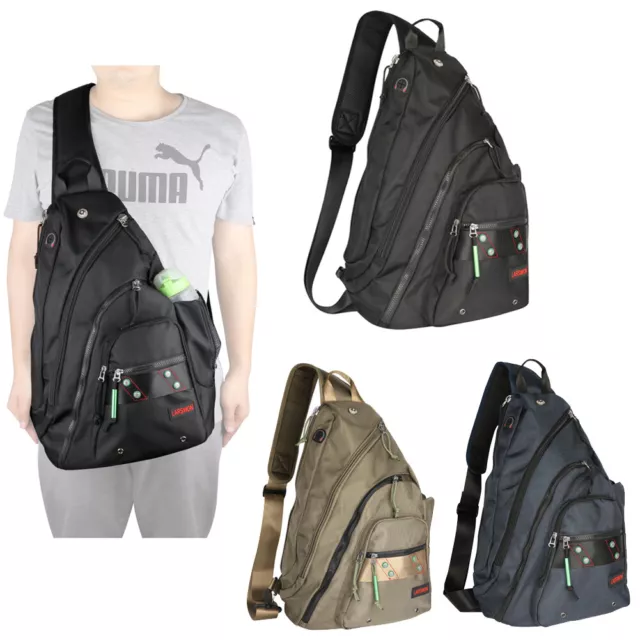 Large Laptop Sling Backpack Chest Bag Pack Shoulder Bag Travel Rucksack Bag