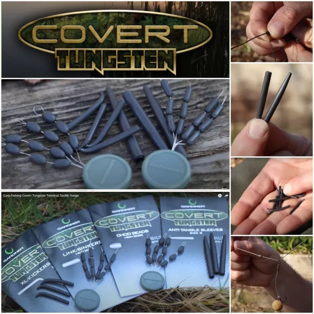 Gardner Covert Tungsten Silt Range Sleeves, Kickers, Chod Beads, Sinkers + More