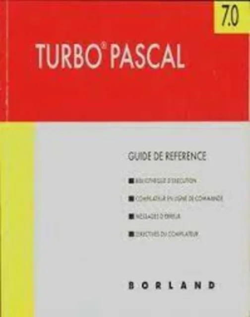 Turbo Pascal Guía De Referencia Versión 7.0 en Buen Estado