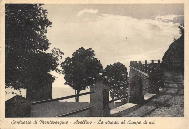 A951) Santuario Di Montevergine Avellino La Strada Al Campo Di Sci Viaggiata