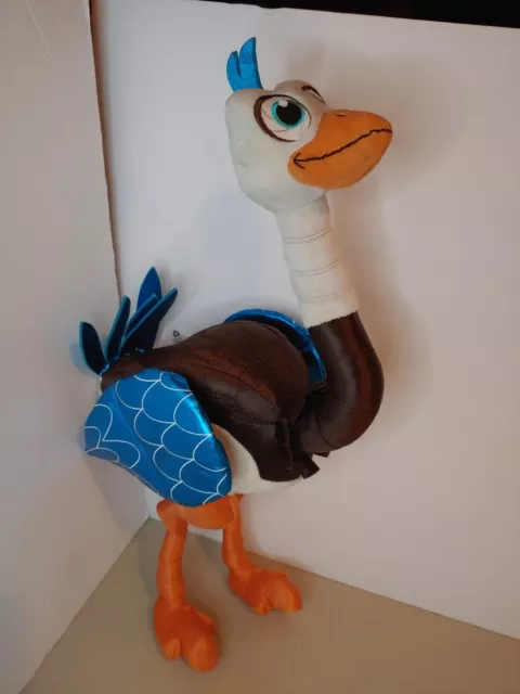 DISNEY STORE Miles Tomorrowland MERC Stuffed Plush Toy Ostrich 20" Posable Doll