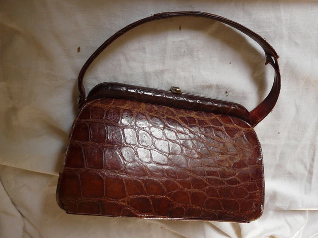 Sac d'alimentation en tissu époque des années 1930 ou 1940 - sac