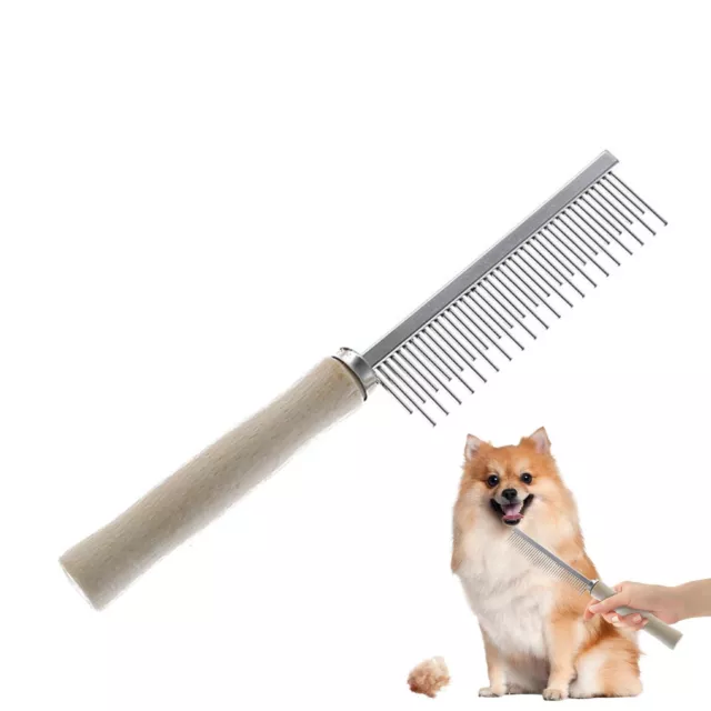 Professional Dog Cat Pet Comb Brush Dematting Undercoat Grooming Comb Rake Tool