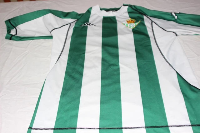CAMISETA FUTBOL OFICIAL VINTAGE REAL BETIS DE CHAMPIONS LEAGUE KAPPA